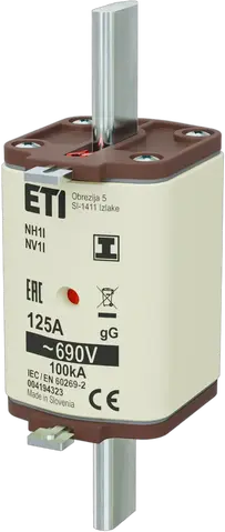 NH1/I gG 125A/690V