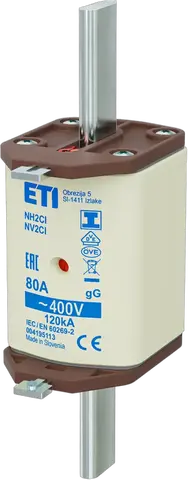 NH2C/I gG 80A/400V