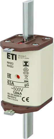NH2C/I gG 63A/500V