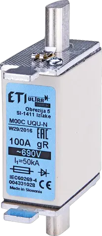 NH000 UQ gR 50A/690V