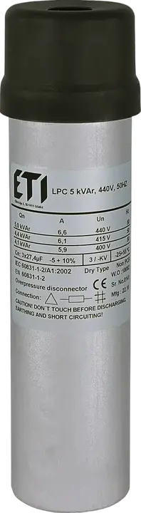 Obrázek LPC 5 kVAr, 440V, 50Hz