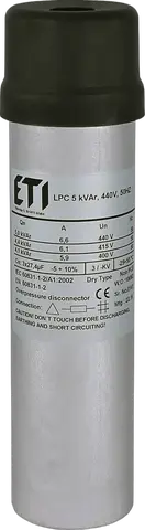 Obrázek LPC 5 kVAr, 440V, 50Hz