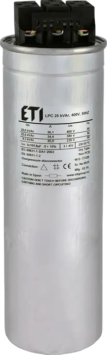 Obrázek LPC 25 kVAr, 400V, 50Hz