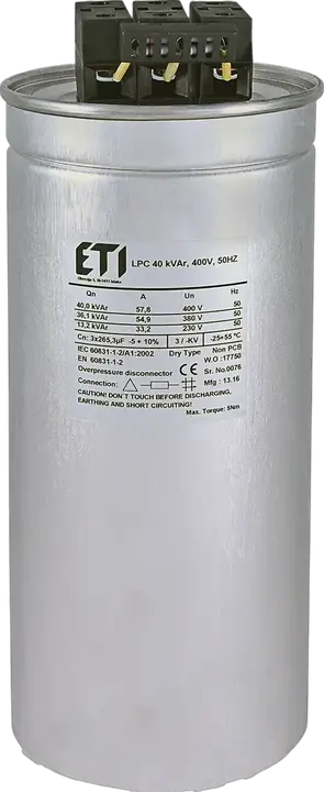 Obrázek LPC 40 kVAr, 400V, 50Hz