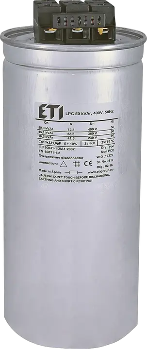 Obrázek LPC 50 kVAr, 400V, 50Hz