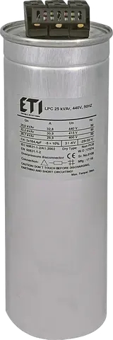 LPC 10 kVAr, 440V, 50Hz