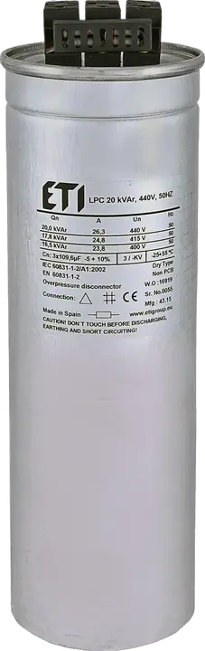 Obrázek LPC 20 kVAr, 440V, 50Hz