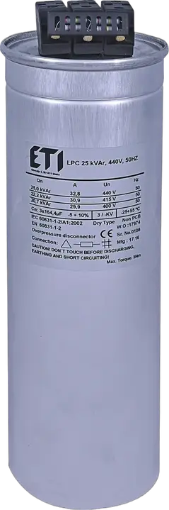 Obrázek LPC 25 kVAr, 440V, 50Hz