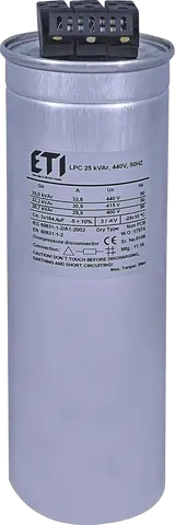 LPC 25 kVAr, 440V, 50Hz