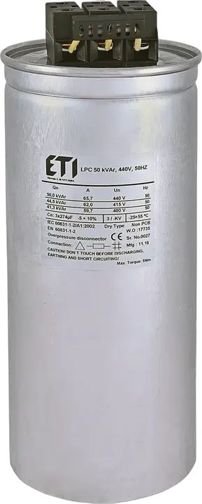Obrázek LPC 50 kVAr, 440V, 50Hz