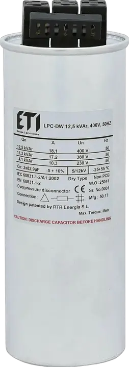 Obrázek LPC-DW 12.5 kVAr, 400V, 50HZ