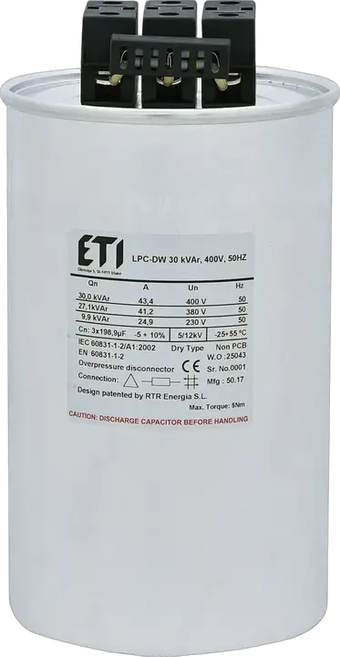 Obrázek LPC-DW 30 kVAr, 400V, 50HZ