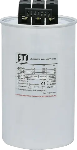 LPC-DW 30 kVAr, 400V, 50HZ