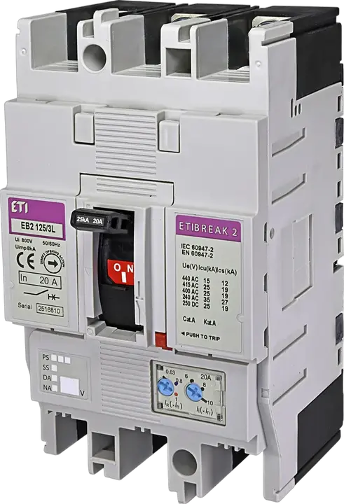 Obrázek EB2 125/3L 20A 3p
