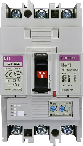 EB2 125/3L 32A 3p