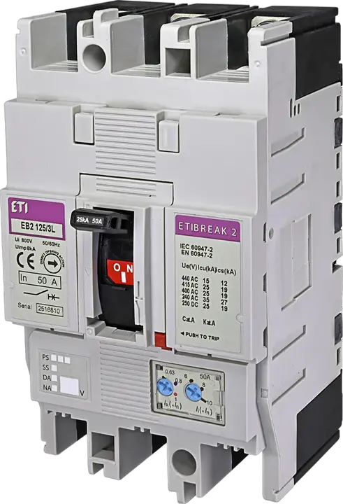 Obrázek EB2 125/3L 50A 3p