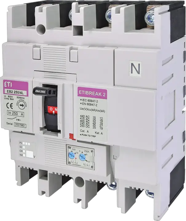 Obrázek EB2 250/4S 160A 4p