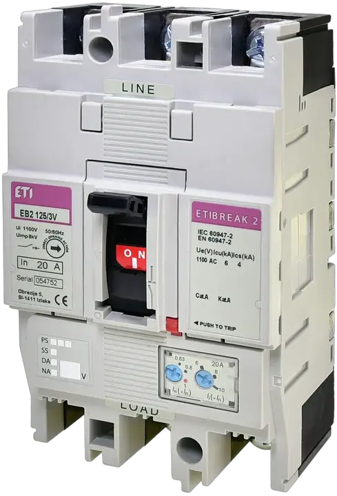 Obrázek EB2 125/3V 20A 3p 1100V