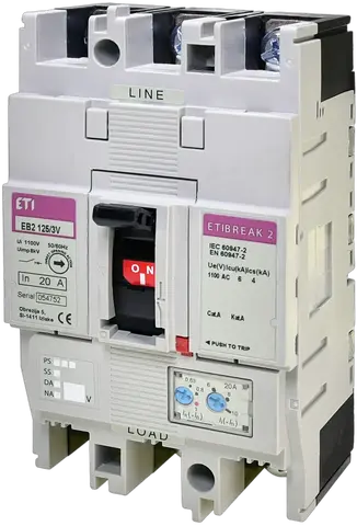 EB2 125/3V 20A 3p 1100V