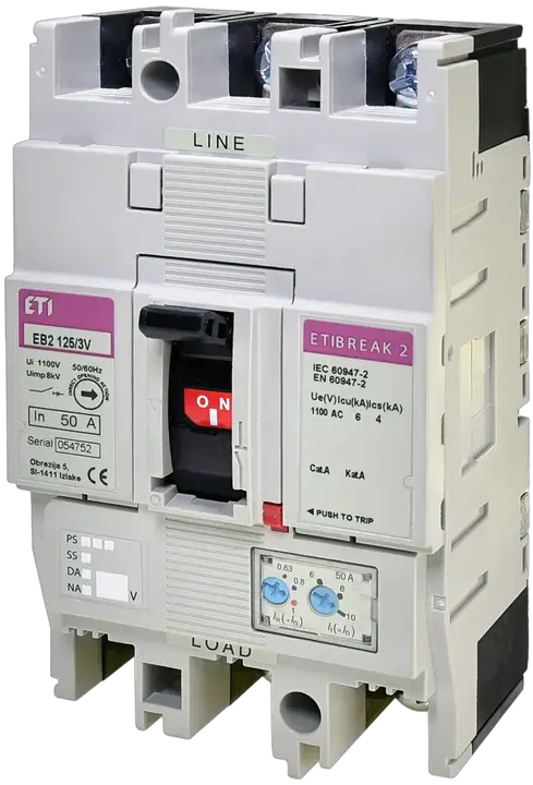 Obrázek EB2 125/3V 50A 3p 1100V