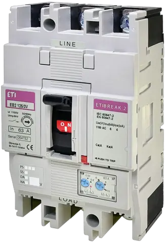 EB2 125/3V 63A 3p 1100V