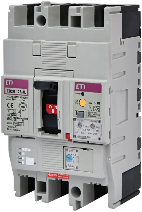 Obrázek EB2R 125/3L 20A 3P
