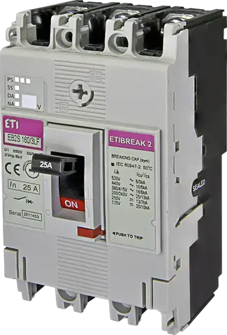 EB2S 160/3LF 25A 3p