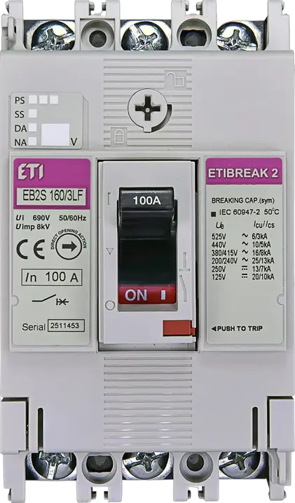 Obrázek EB2S 160/3LF 100A 3p