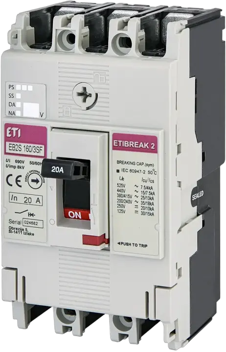 Obrázek EB2S 160/3SF 20A 3p