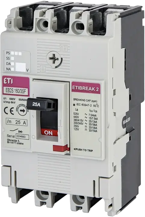 Obrázek EB2S 160/3SF 25A 3p