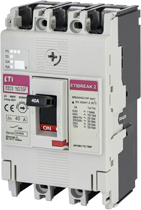 Obrázek EB2S 160/3SF 40A 3p