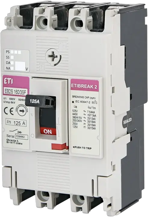 Obrázek EB2S 160/3SF 125A 3p