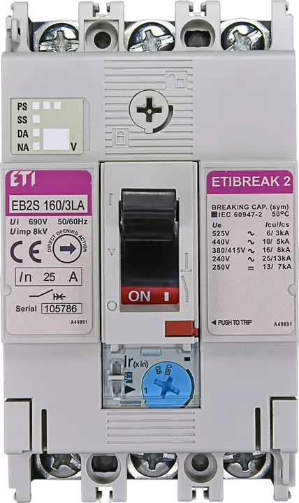 Obrázek EB2S 160/3LA 25A 3p
