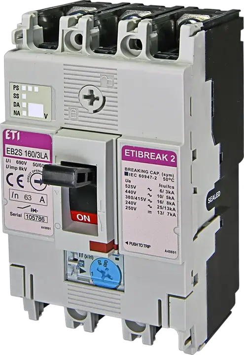 Obrázek EB2S 160/3LA 63A 3p