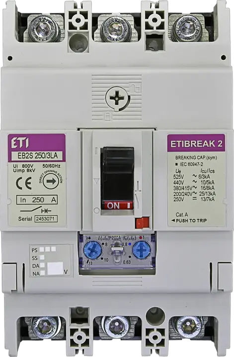 Obrázek EB2S 250/3LA 250A 3p