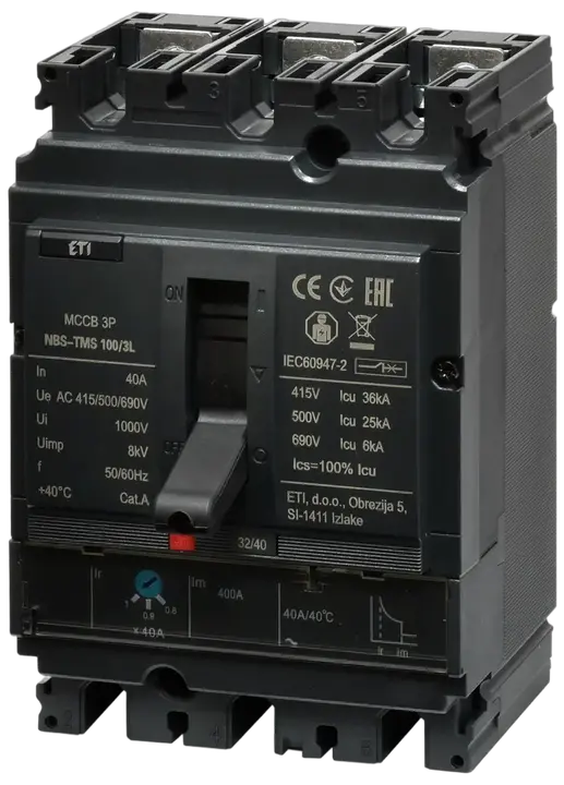 Obrázek NBS-TMS 100/3L  40A 3P