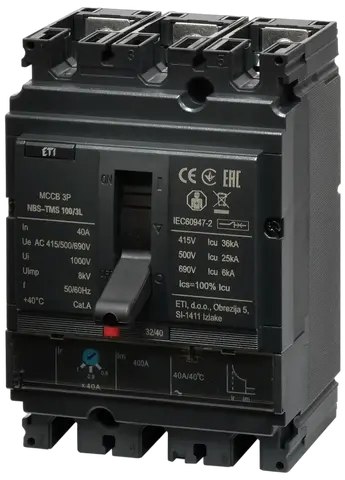 Obrázek NBS-TMS 100/3L  40A 3P
