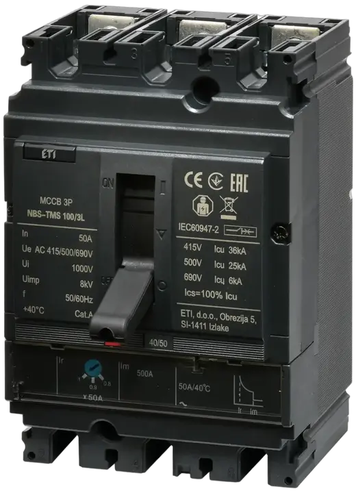 Obrázek NBS-TMS 100/3L  50A 3P
