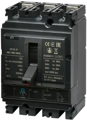 Obrázek NBS-TMS 100/3L  50A 3P