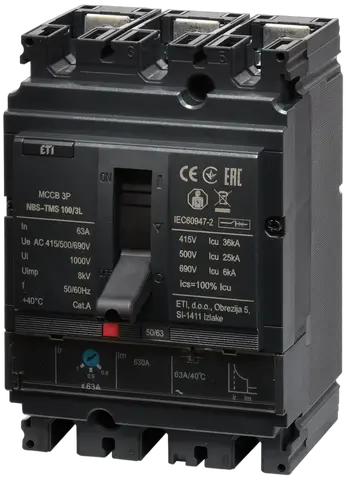 Obrázek NBS-TMS 100/3L  63A 3P