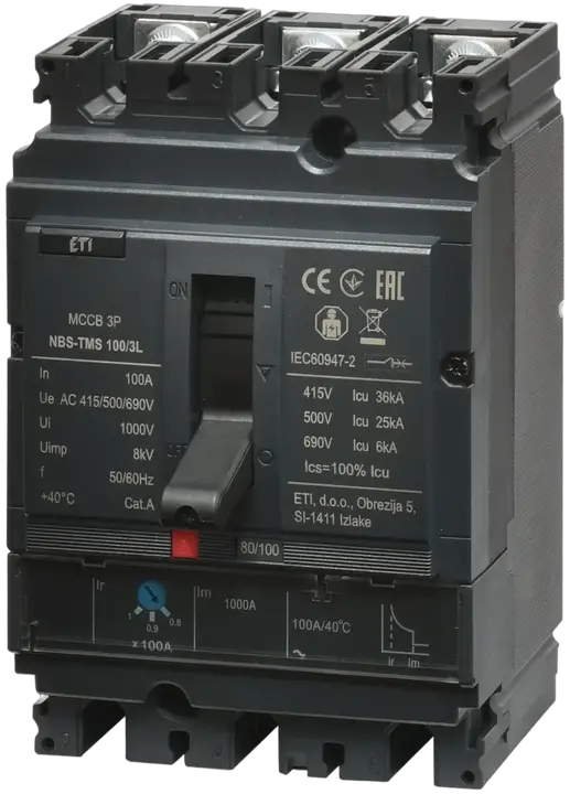 Obrázek NBS-TMS 100/3L 100A 3P