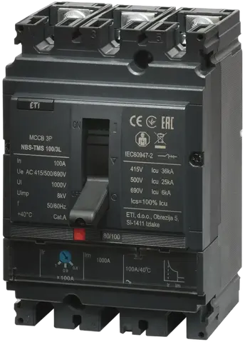 Obrázek NBS-TMS 100/3L 100A 3P