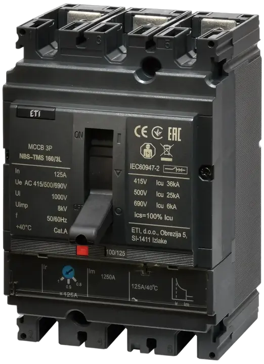 Obrázek NBS-TMS 160/3L 125A 3P