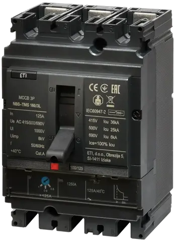 Obrázek NBS-TMS 160/3L 125A 3P