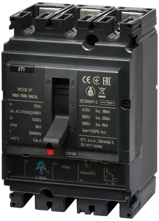 Obrázek NBS-TMS 160/3L 160A 3P