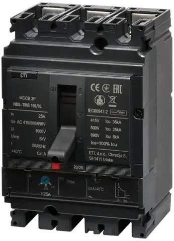 Obrázek NBS-TMS 100/3L  25A 3P