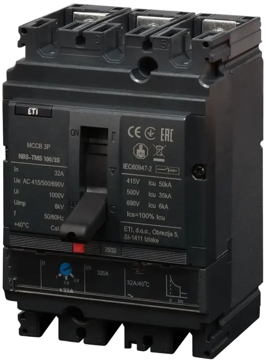 Obrázek NBS-TMS 100/3S  32A 3P