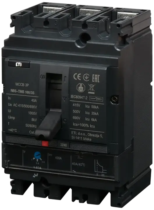 Obrázek NBS-TMS 100/3S  40A 3P
