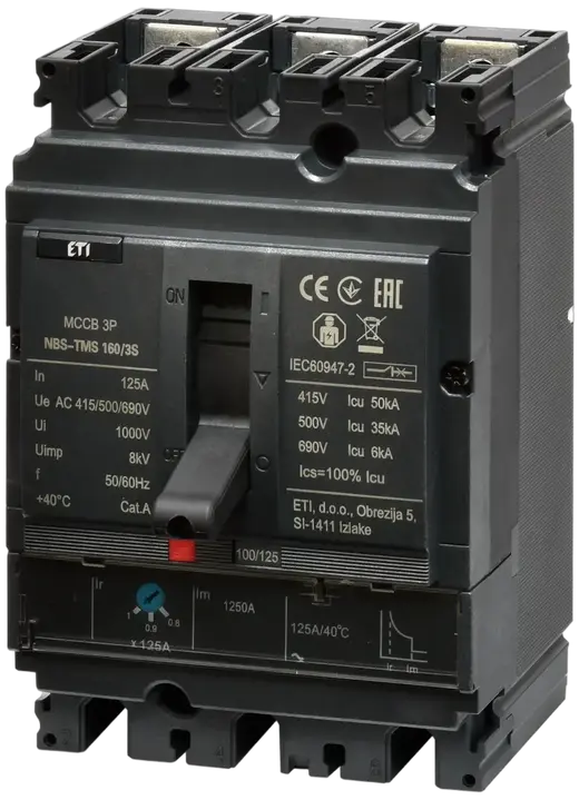 Obrázek NBS-TMS 160/3S 125A 3P