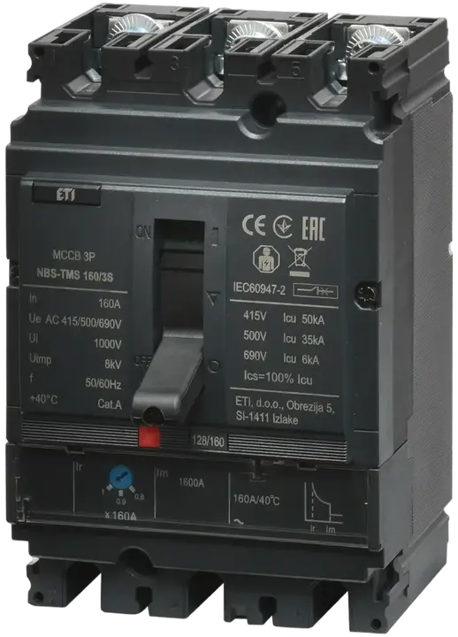 Obrázek NBS-TMS 160/3S 160A 3P